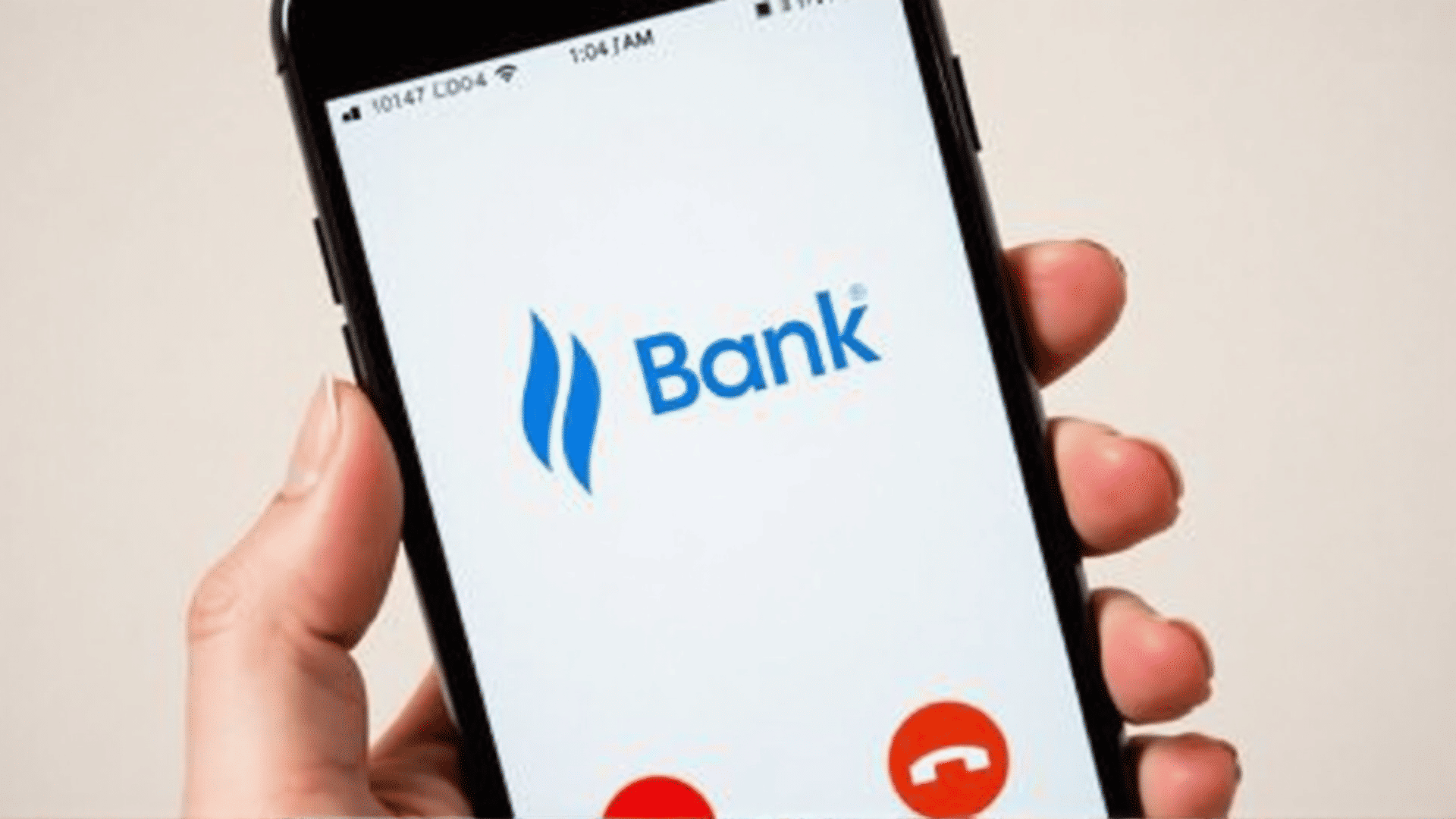 Appel téléphonique avec banque